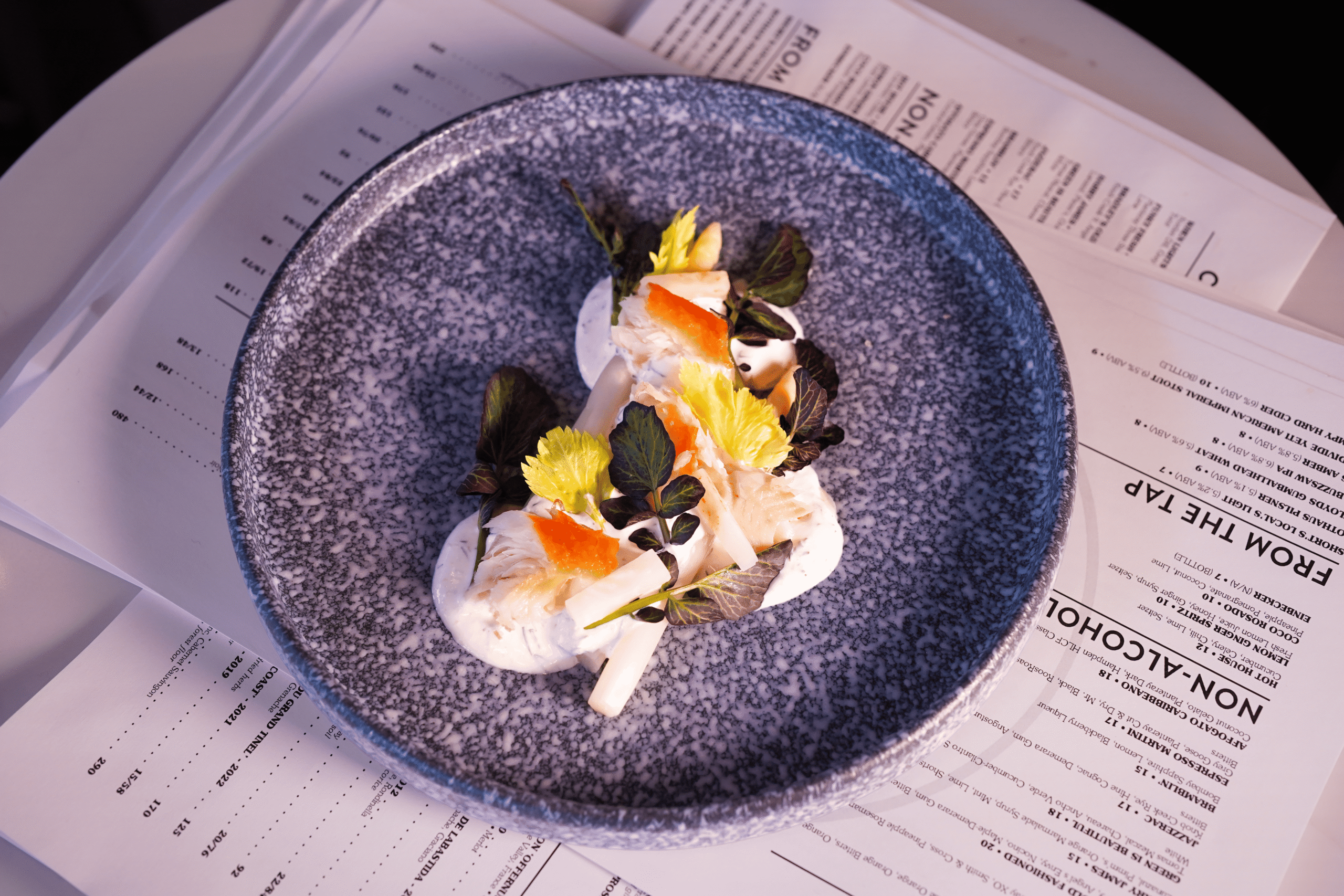 Food and Drink Menu at Blue LLama Jazz Club & Restaurant®