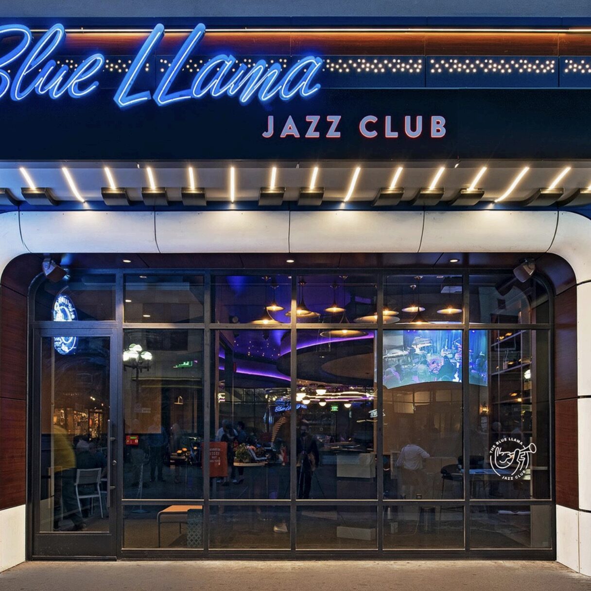 Facade outside Blue LLama on main st in downtown Ann Arbor